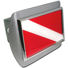 Dive Flag Metal Hitch Covers Picture